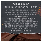 Green & Black's organic butterscotch milk chocolate bar 90g, UK version