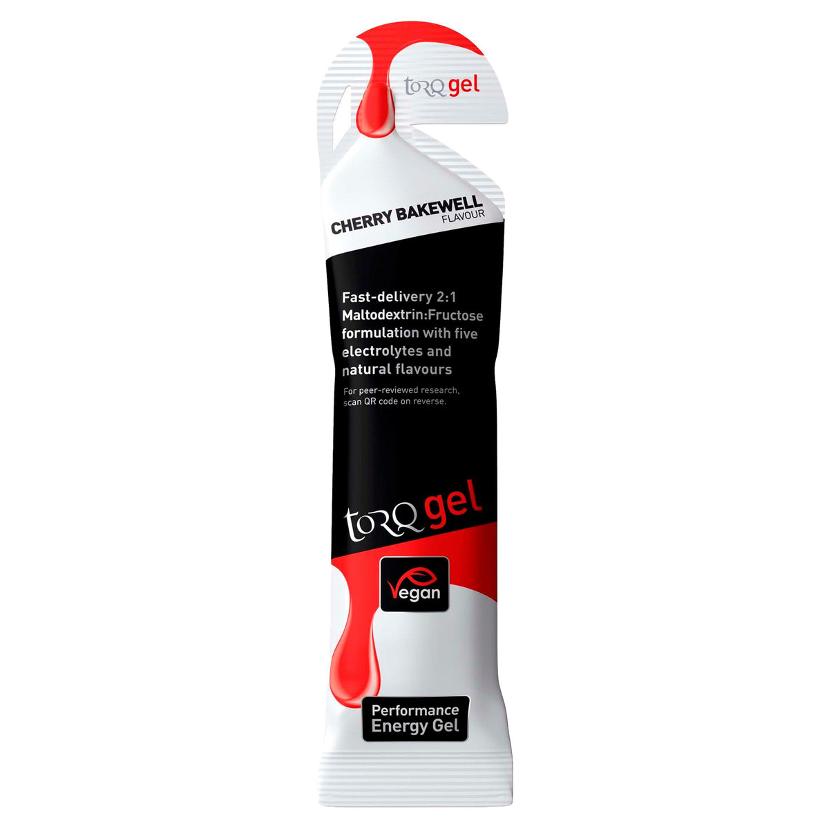 Torq Energy Gel Cherry Bakewell 45g (British brand)