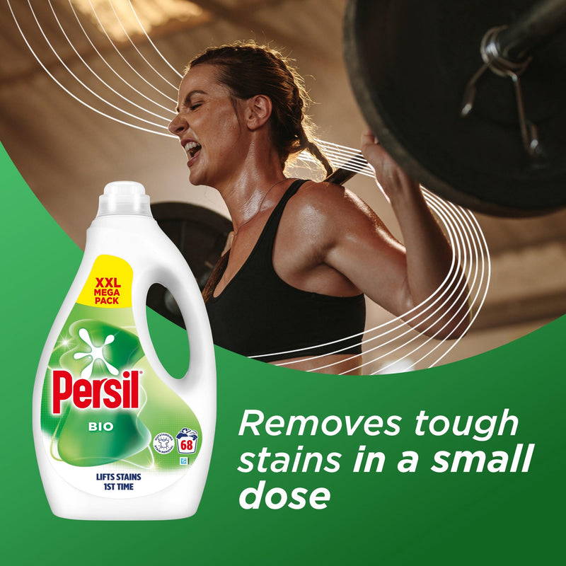 Persil bio laundry washing liquid detergent 1.836L, UK version