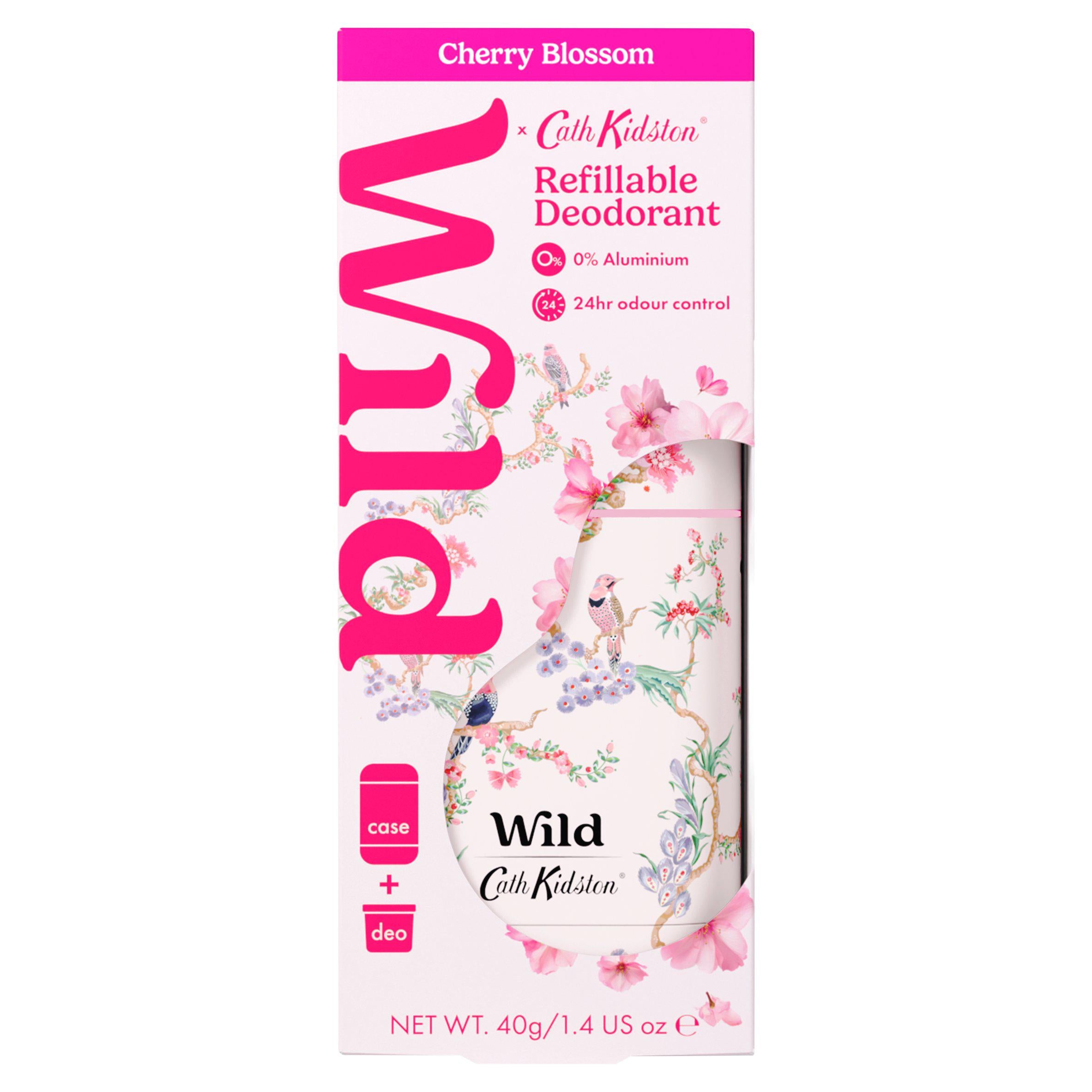 Wild Cherry Blossom deodorant 40g (British brand)
