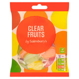 Sainsbury's Clear Fruits assorted boiled sweets 200g - British product