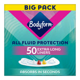Bodyform Extra Long Panty Liners x50 pack, UK version