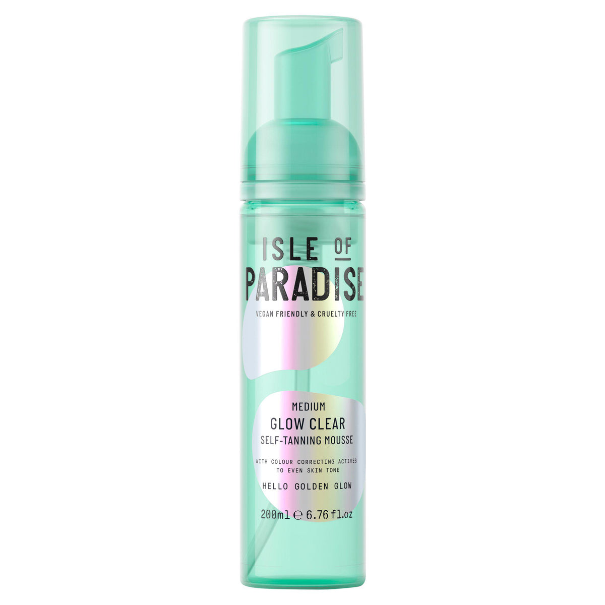 Isle of Paradise self tanning mousse Medium Glow Clear 200ml - British product