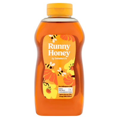 Sainsburys Sainsbury's Runny Honey Natural Honey 720g- Buy online at McGrocer