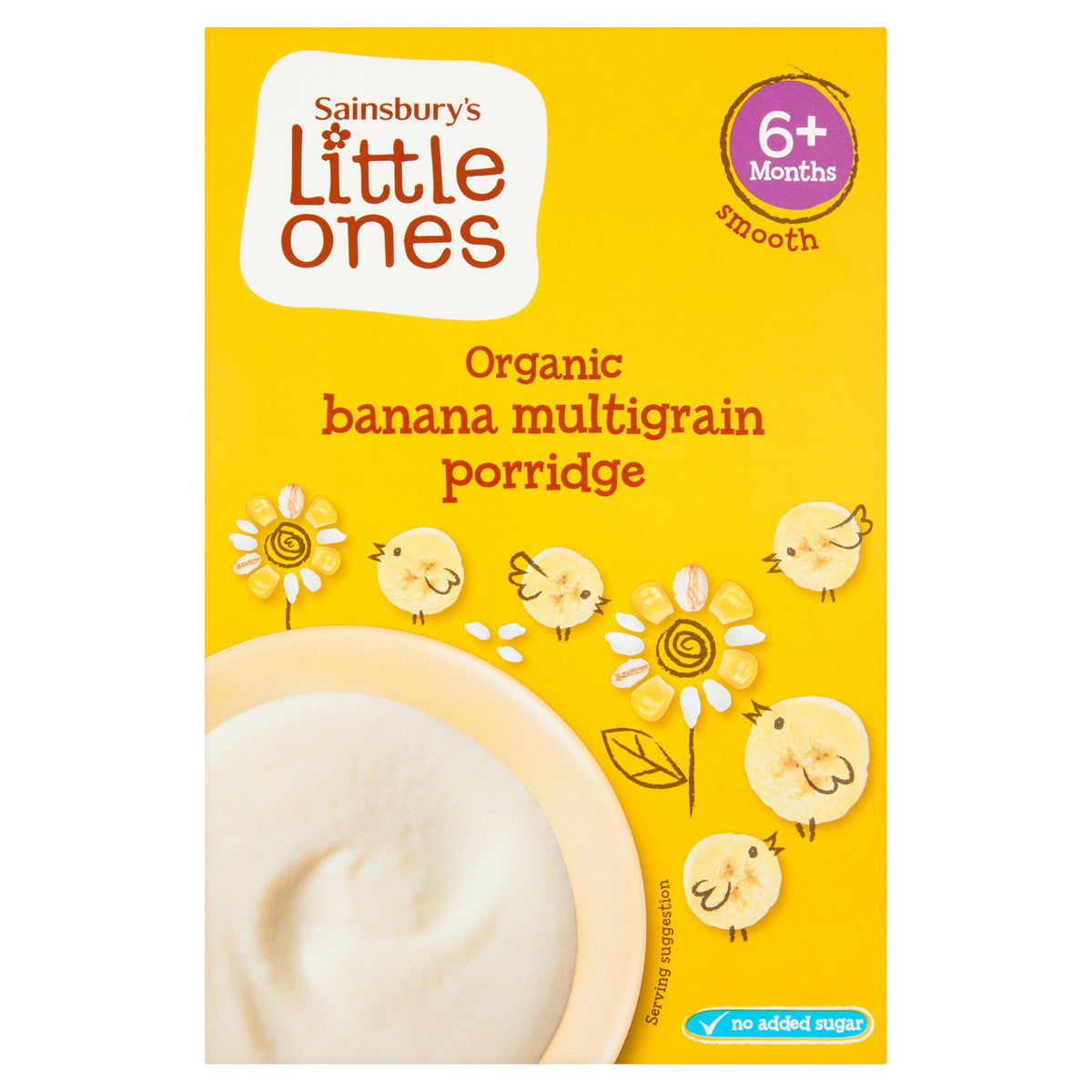 Organic Banana Multigrain Porridge for Babies 6+ Months 120g