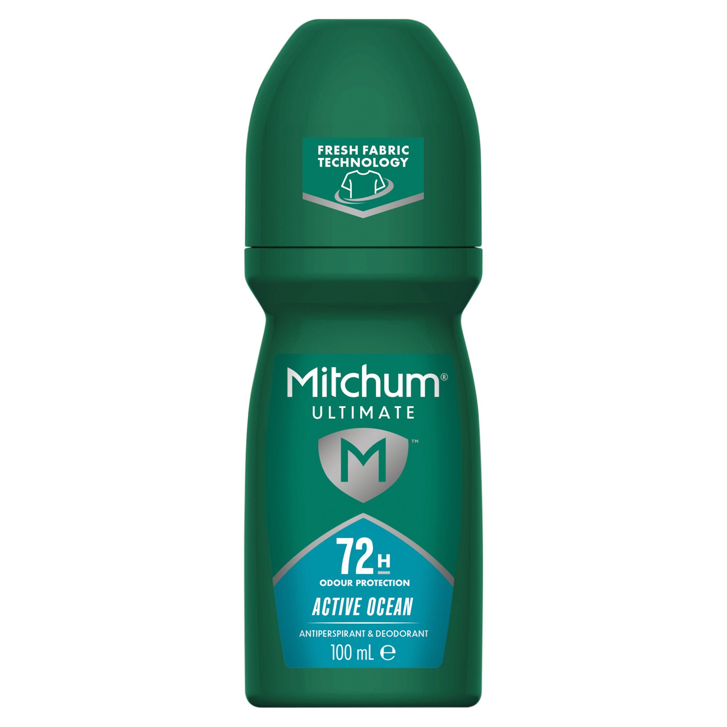 Mitchum antiperspirant roll-on Ultimate Active Ocean 100ml, imported from the UK