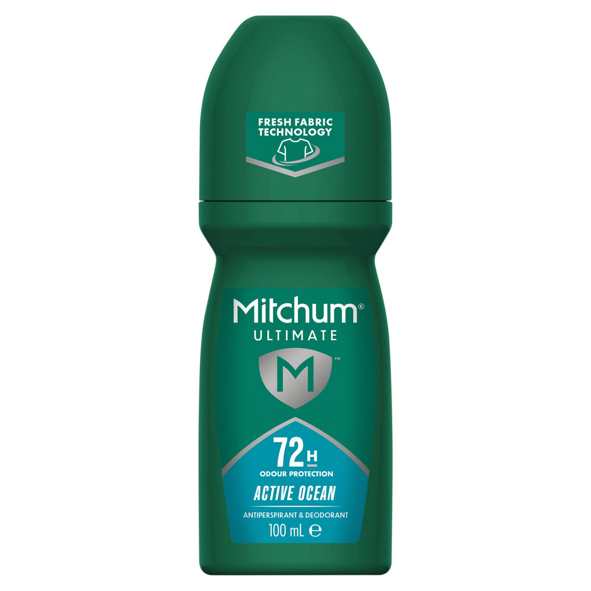 Mitchum antiperspirant roll-on Ultimate Active Ocean 100ml, imported from the UK