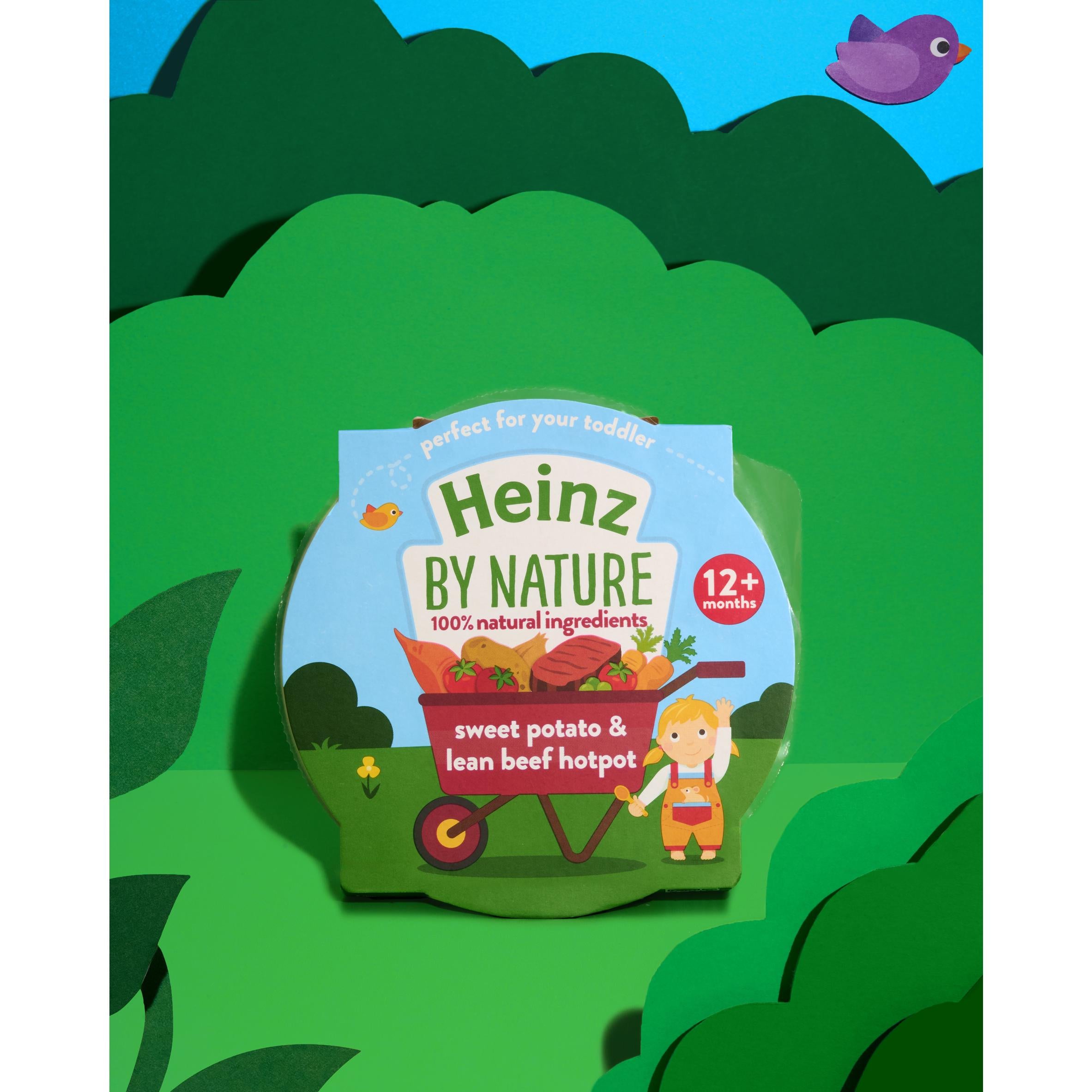 Heinz baby food sweet potato & beef hotpot 200g, imported from the UK
