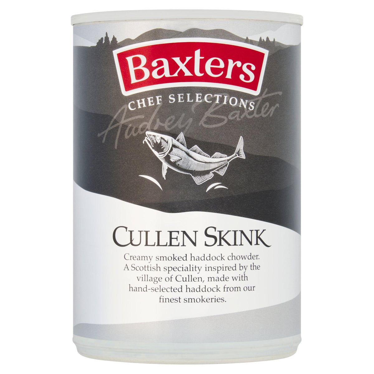 Baxters Cullen Skink Soup 400g can, imported from the UK