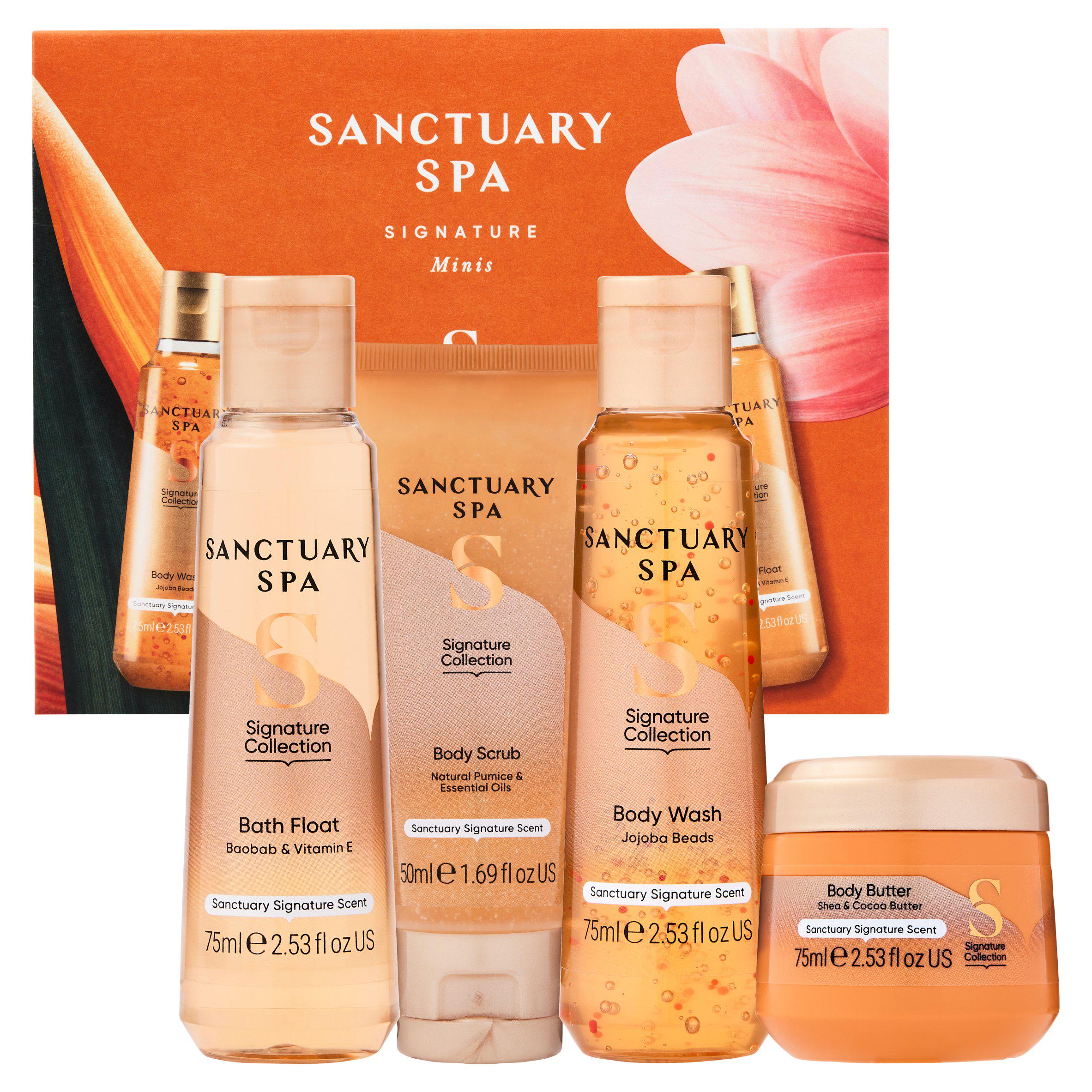 Sanctuary Spa Signature Minis mini body care gift set, UK version