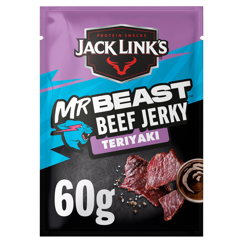 Jack Link's beef jerky teriyaki 60g - British product