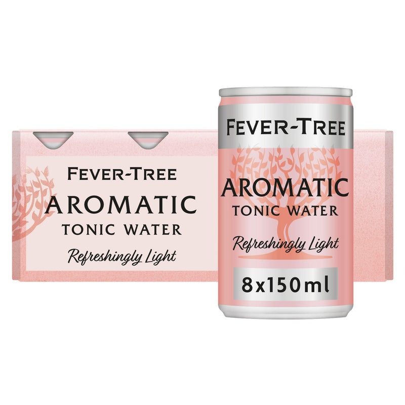 Fever-Tree light aromatic tonic water 8x150ml, UK version
