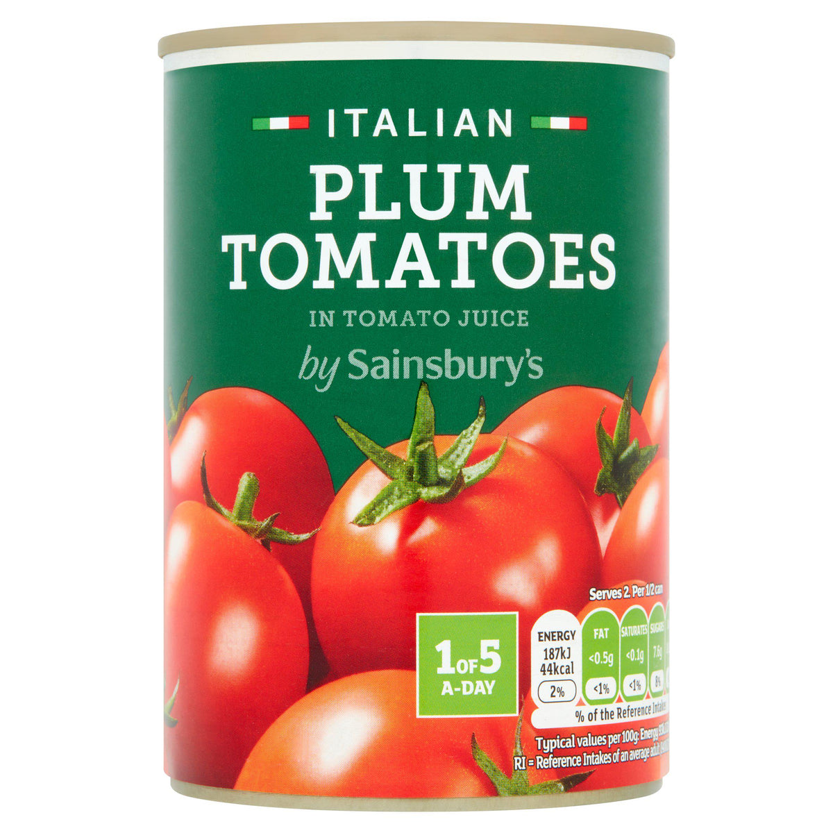 Sainsbury's Italian plum tomatoes 400g - British product