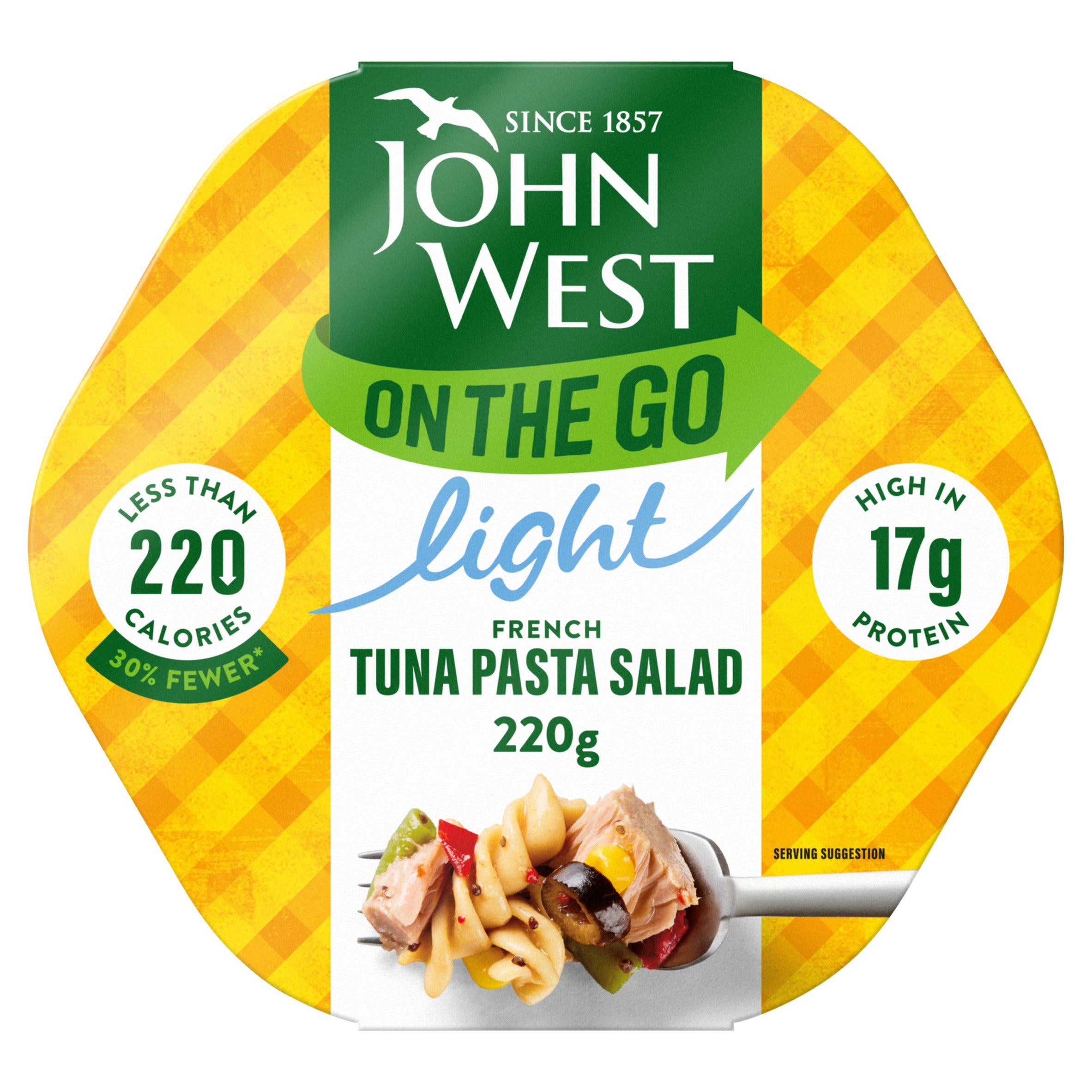 John West Light Lunch French Tuna Salad 220g (British brand)