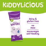 Kiddylicious blueberry baby wafers 10x4g, UK version