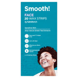 Sainsbury's Smooth face wax strips 20 (British brand)