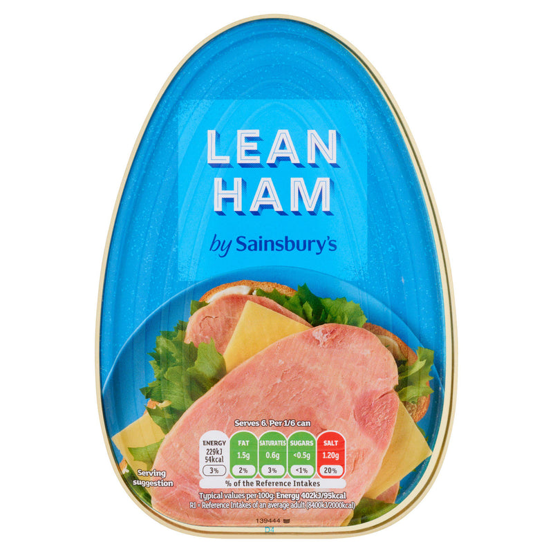 Sainsbury's Lean Ham canned 340g, imported from the UK