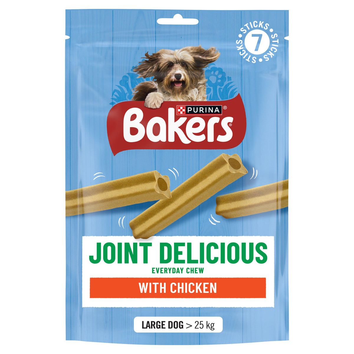 Bakers chicken dog chews 240g - British product
