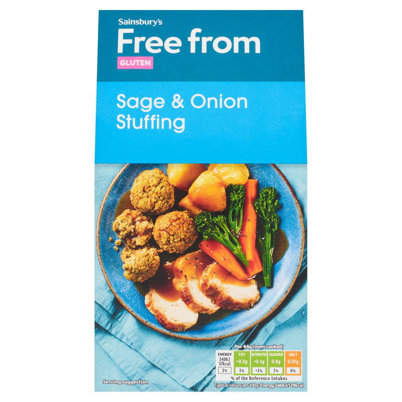 Sainsbury's Free From sage and onion stuffing 170g - British product