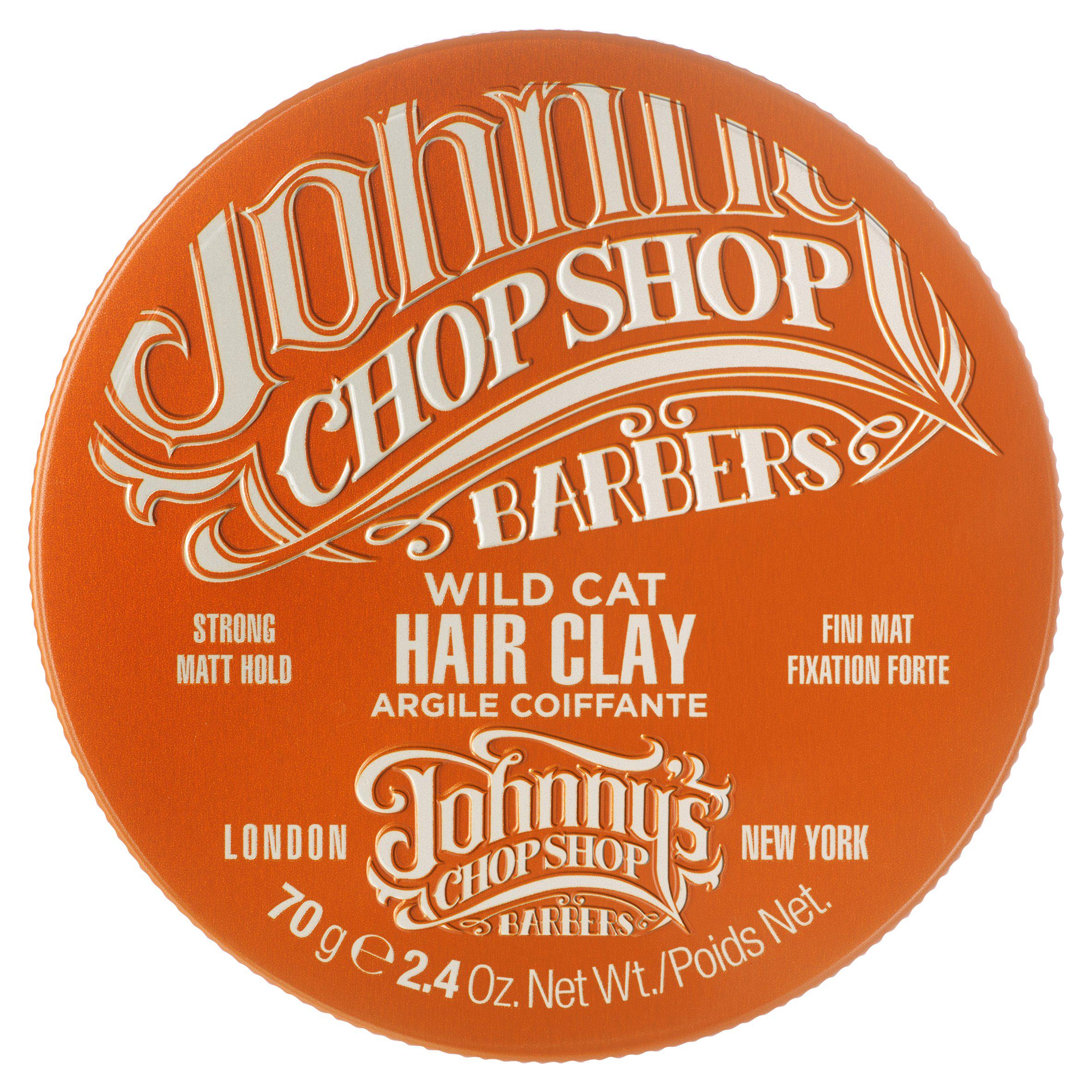 Johnny's Chop Shop Barbers Wild Cat hair clay 70g (British brand)