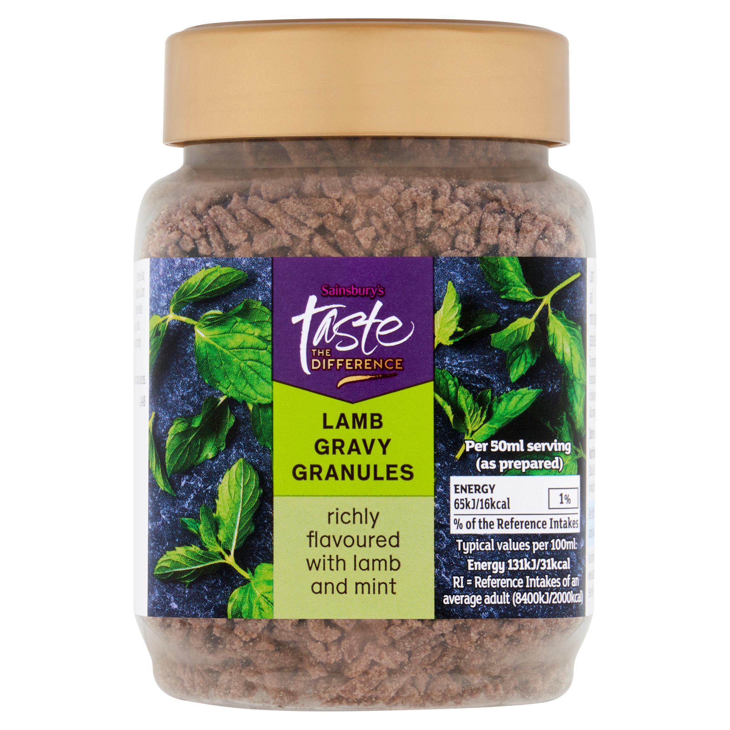 Sainsbury's Taste the Difference lamb gravy granules 200g - British product