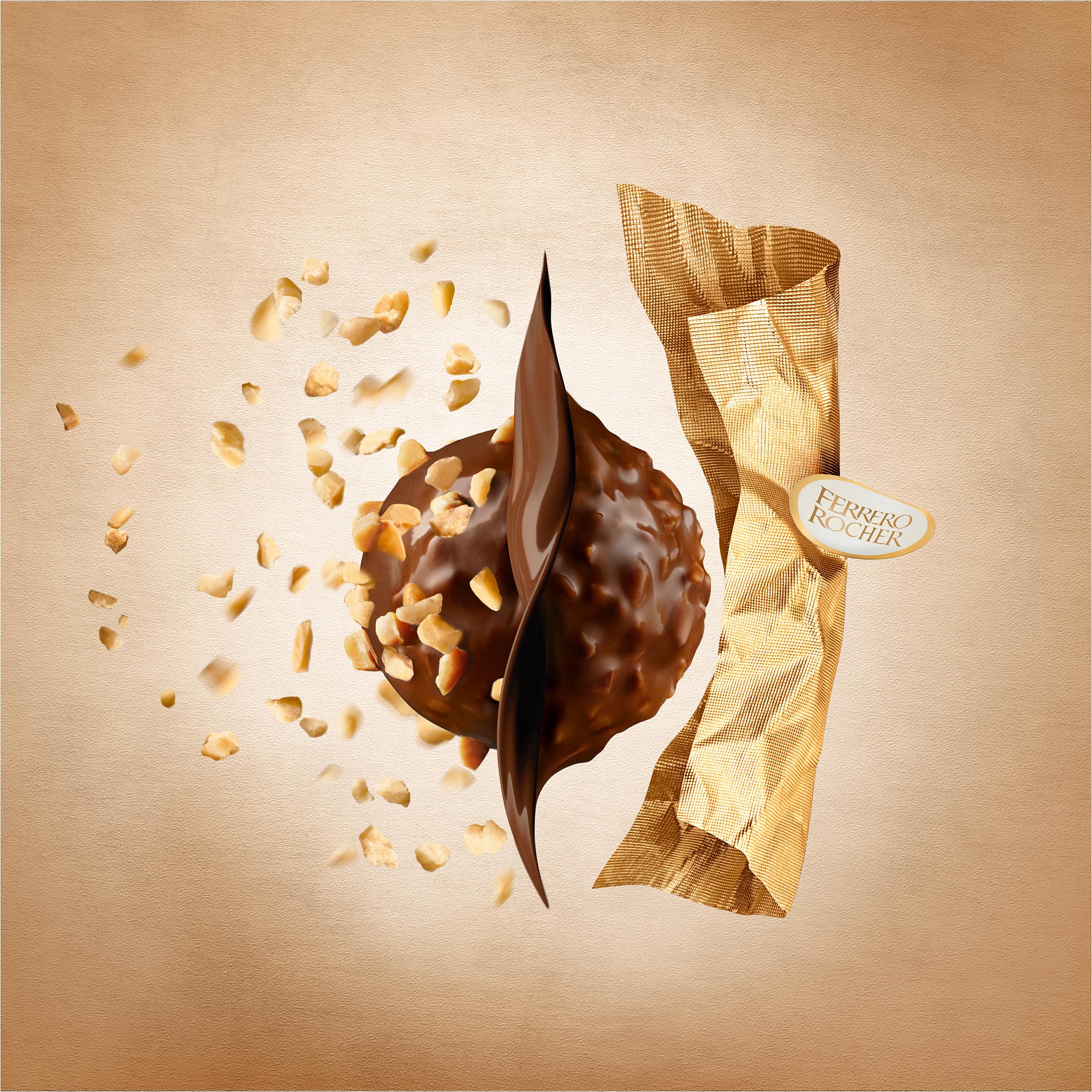 Ferrero Rocher milk chocolate pralines gift box 24 pieces 300g, imported from the UK