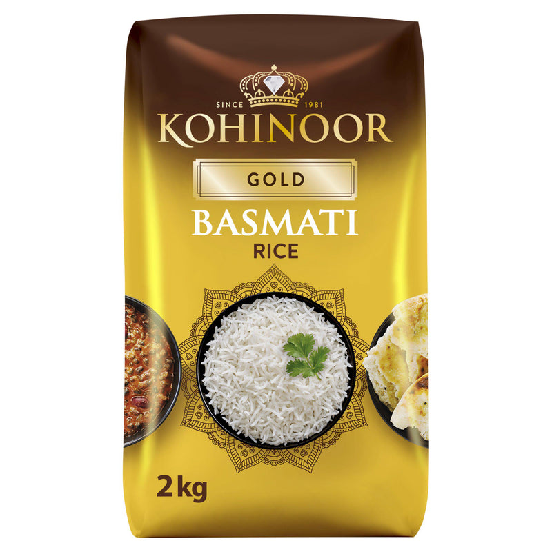 Kohinoor Gold Basmati Rice 2kg, UK version