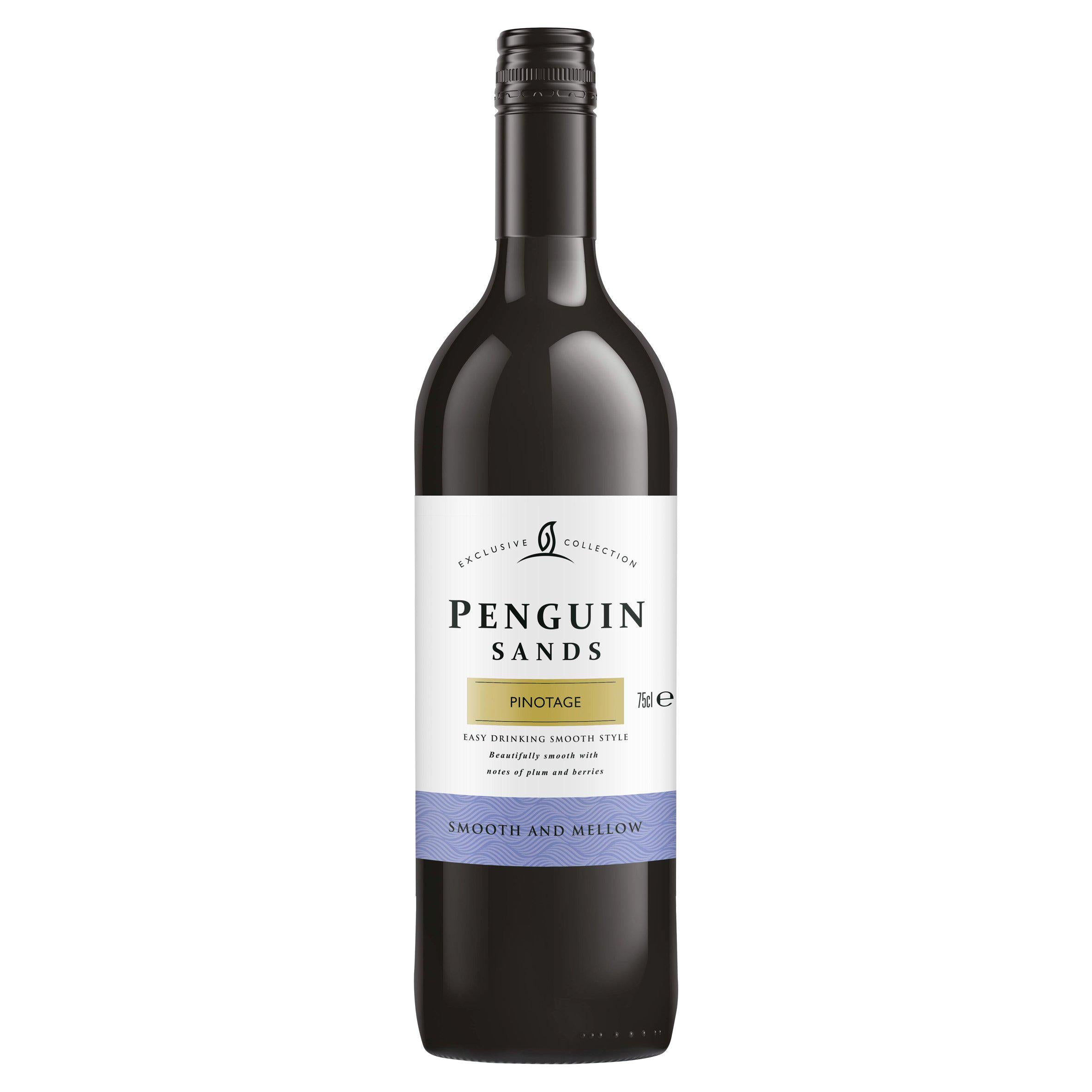 Penguin Sands Pinotage red wine 75cl (British brand)