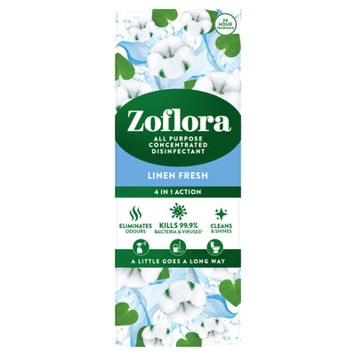 Sainsburys Zoflora Linen Fresh 3 in 1 Action Concentrated Disinfectant 120ml- Buy online at McGrocer