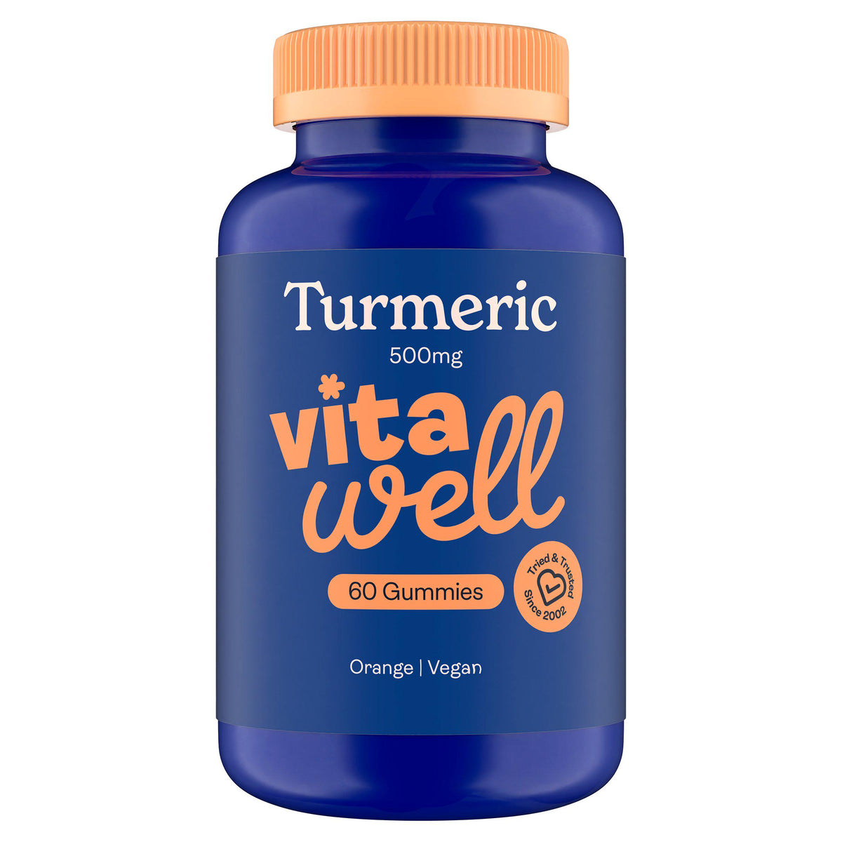 Vitawell turmeric orange gummies 60 count - British product