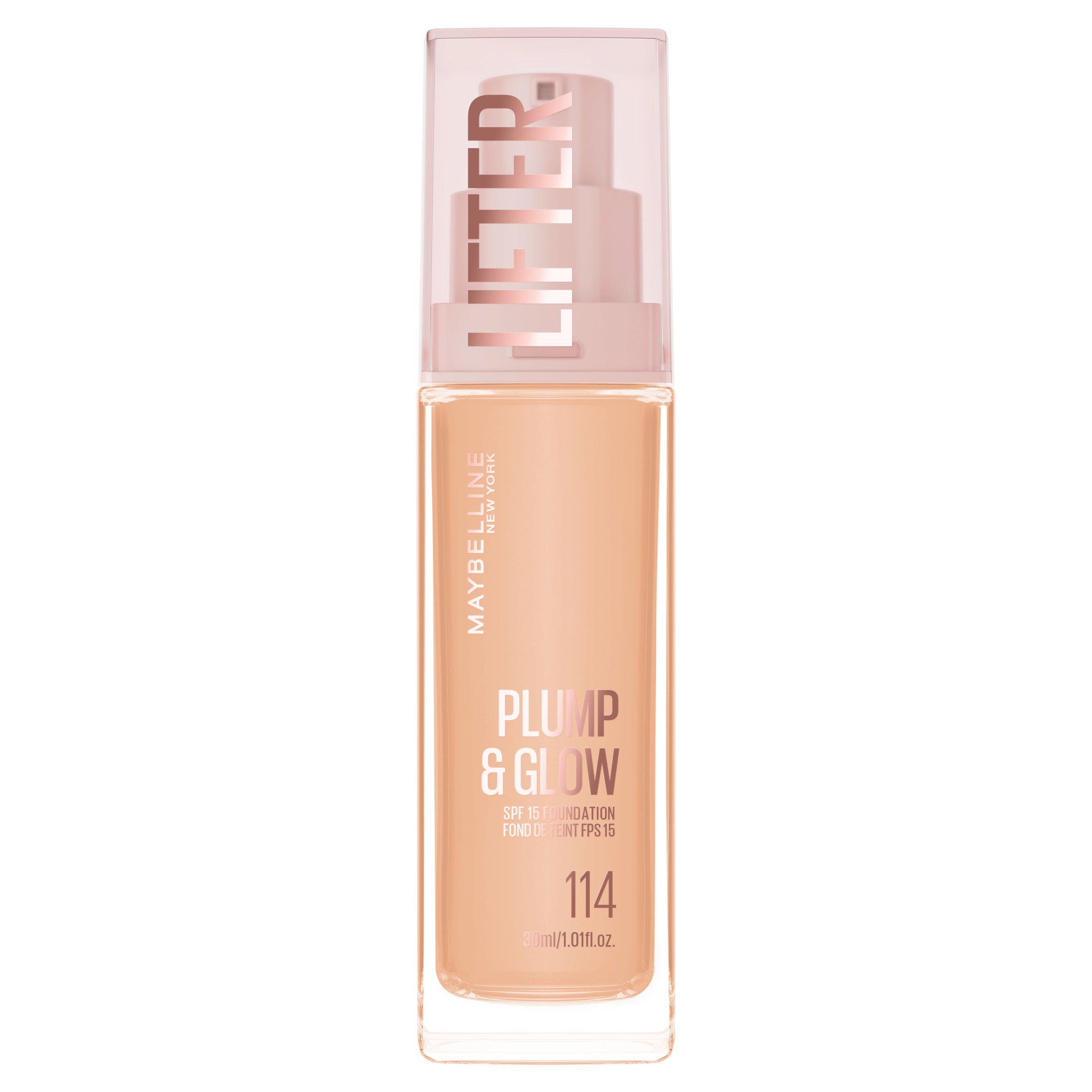 Maybelline New York foundation Lifter Plump & Glow shade 114 (British brand)