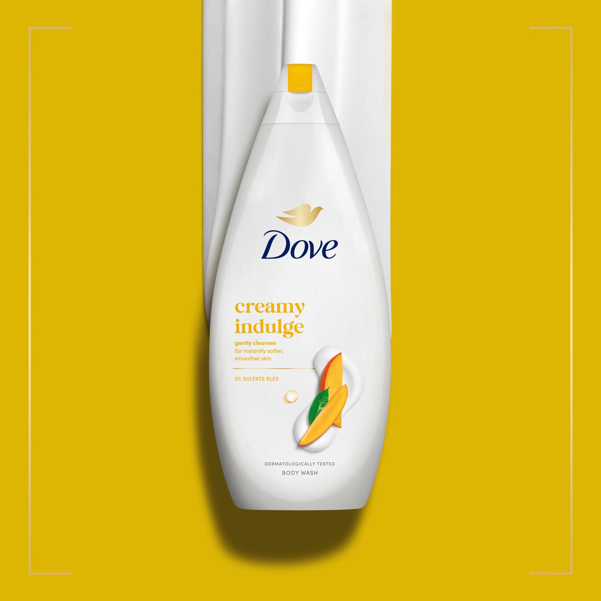 Dove Creamy Indulge body wash 720ml with tropical scent (British brand)