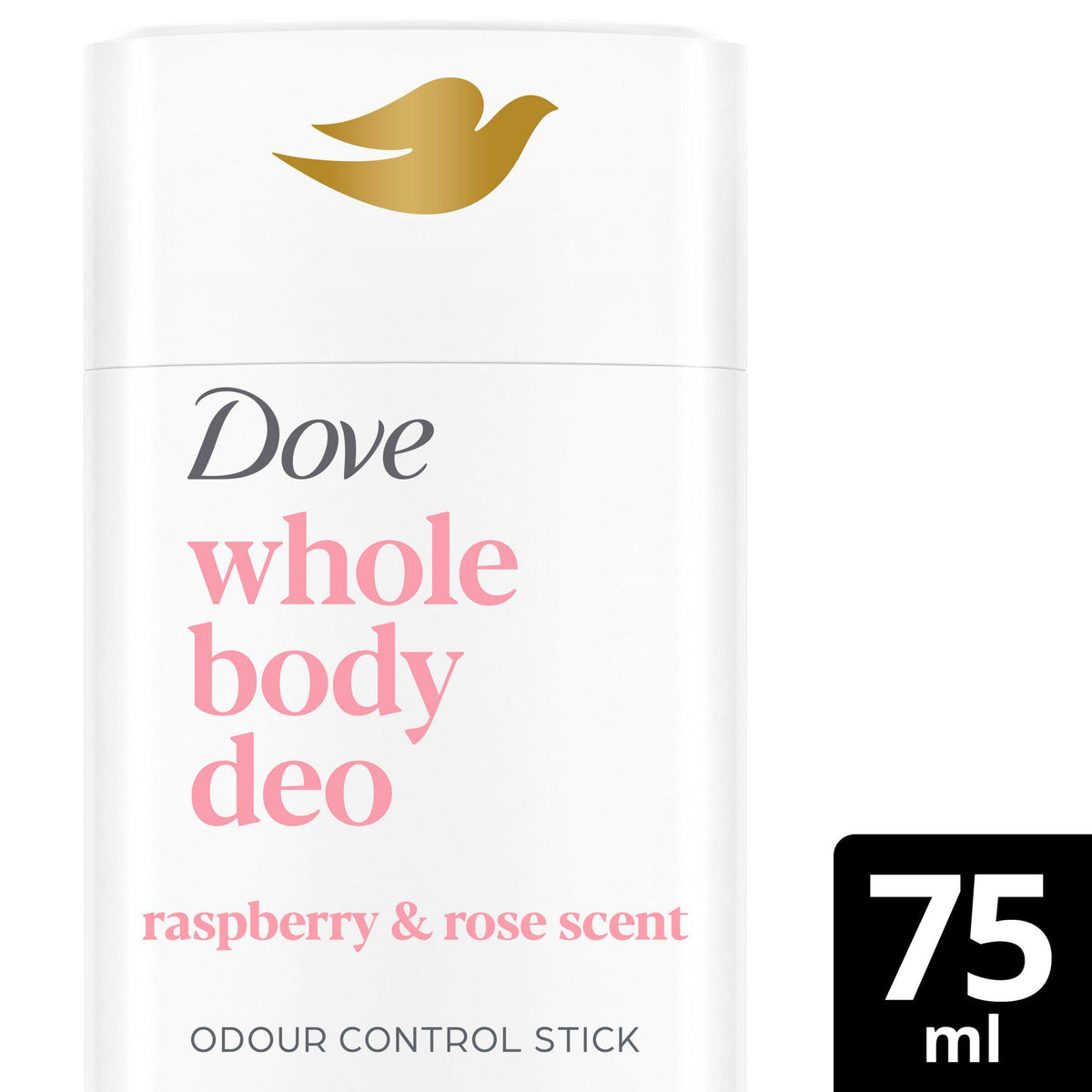 Dove Raspberry & Rose Whole Body Deodorant Stick 75ml - British product