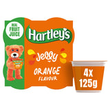 Hartley's orange flavour jelly 4x125g, UK version