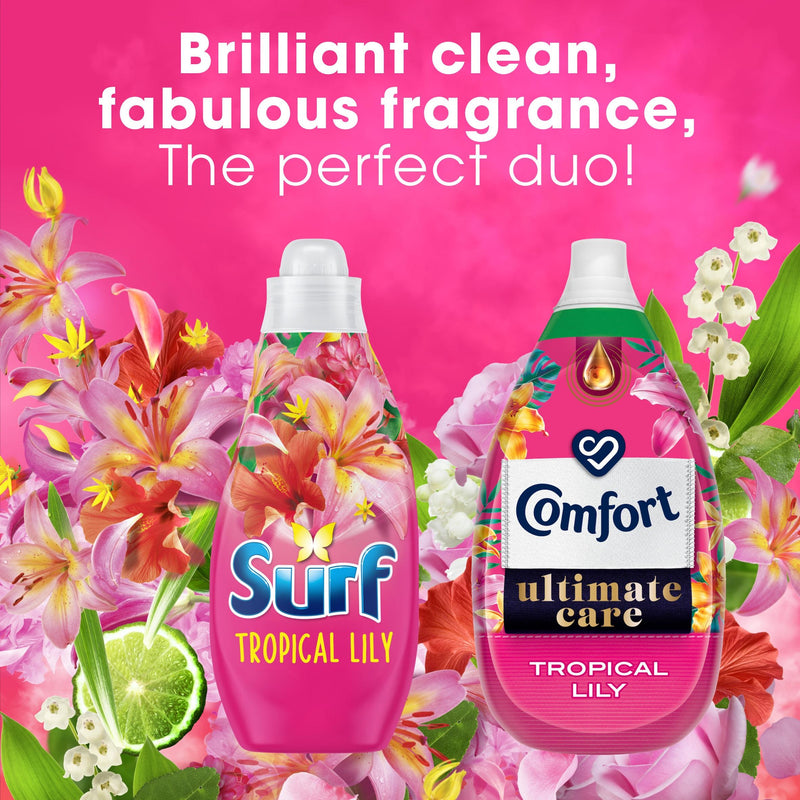Surf Tropical Lily laundry detergent 648ml, UK version