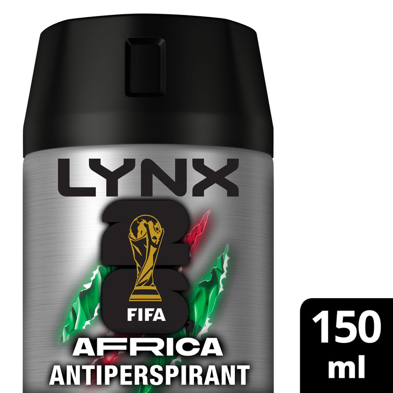 Lynx antiperspirant deodorant Africa 72h 150ml - British product