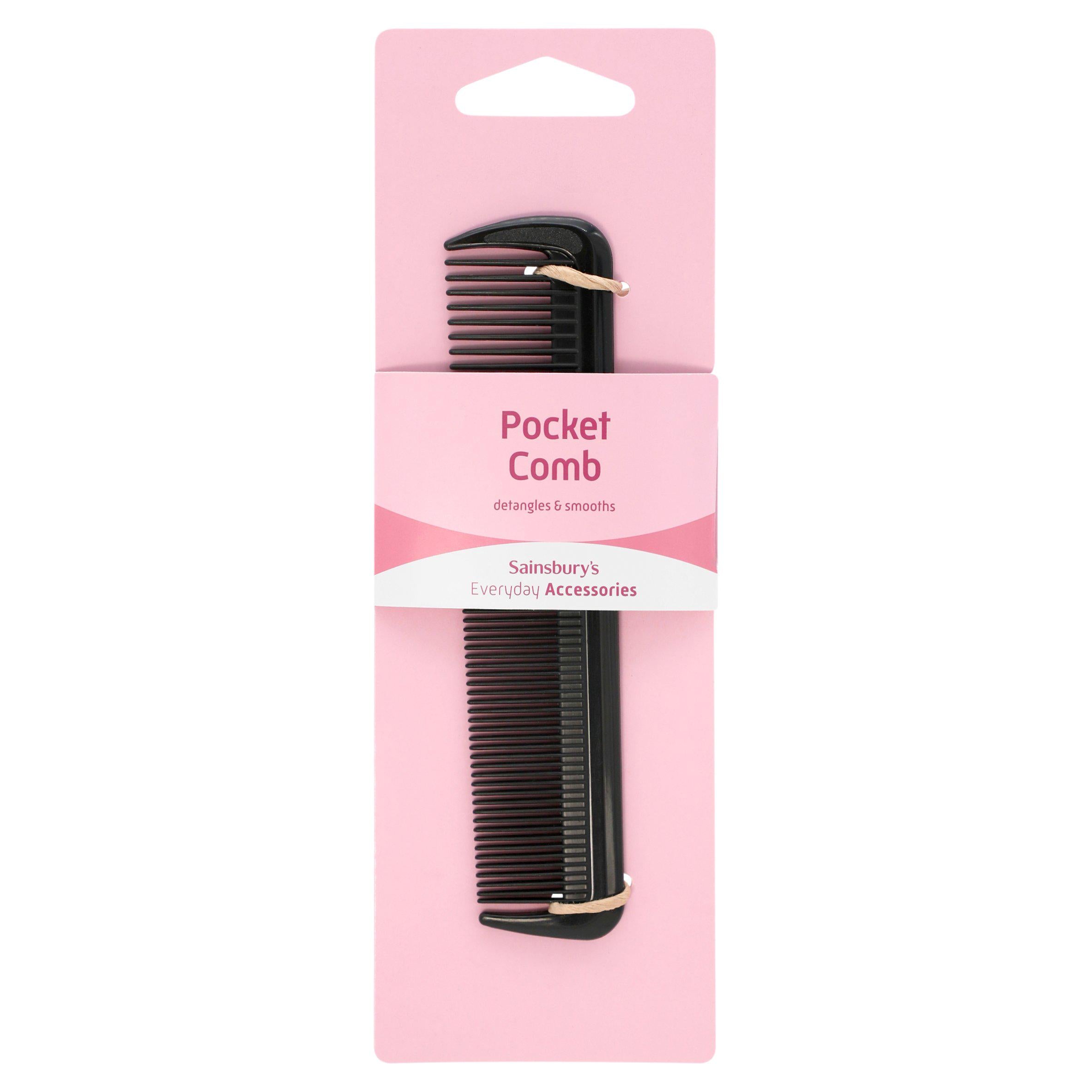 Sainsbury's Basics pocket comb for fine hair - British product