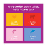 Whiskas senior cat food pouches mixed menu gravy 12x85g, UK version