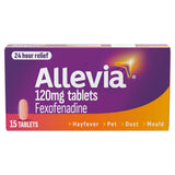 Allevia 120mg hayfever tablets 15 pack, UK version