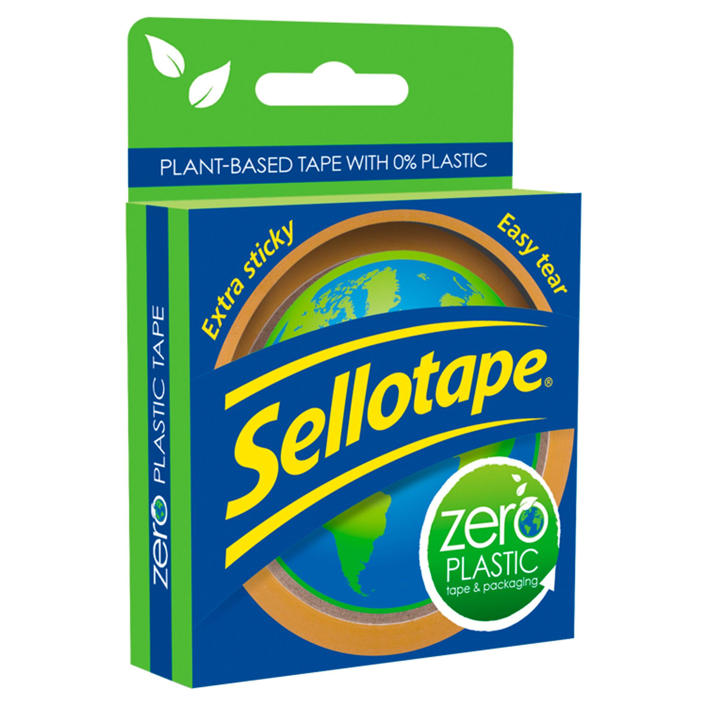 Sellotape Zero Plastic tape 24mm x 50m - British product