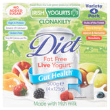 Irish Yogurts Diet Fat Free yogurt 4x125g - British product