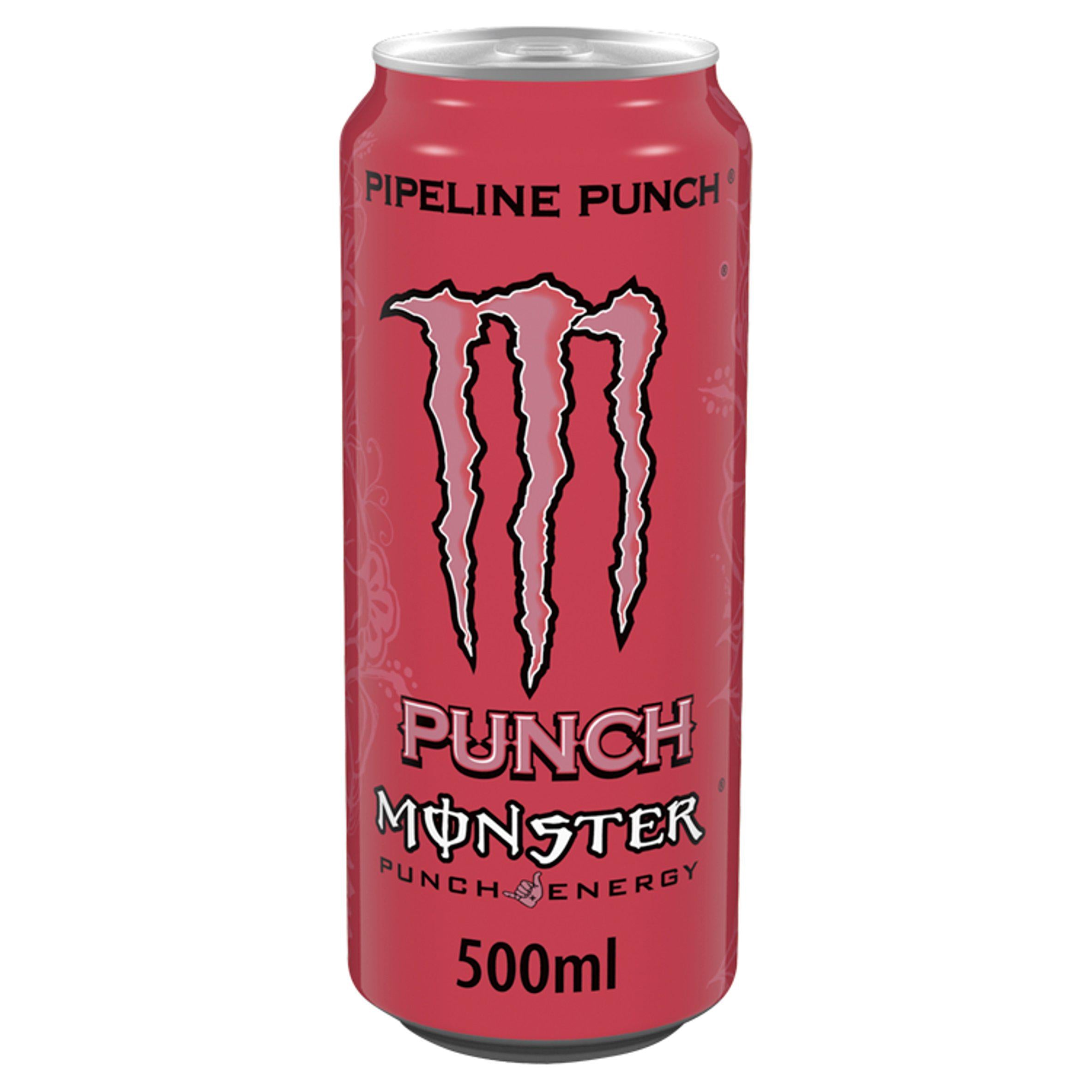 Monster Energy Pipeline Punch 500ml, imported from the UK