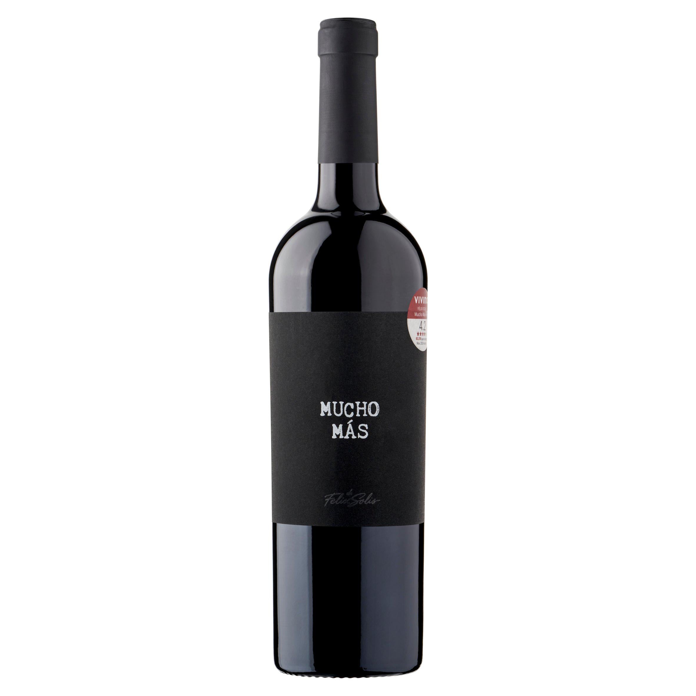 Mucho Mas Vino Tinto red wine 75cl, imported from the UK