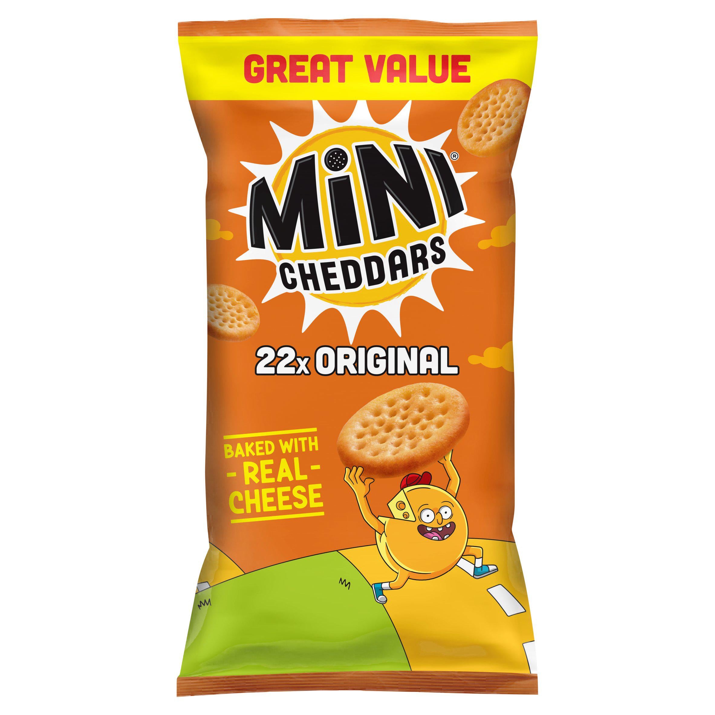 Jacob's Mini Cheddars Original multipack 22x23g - British product