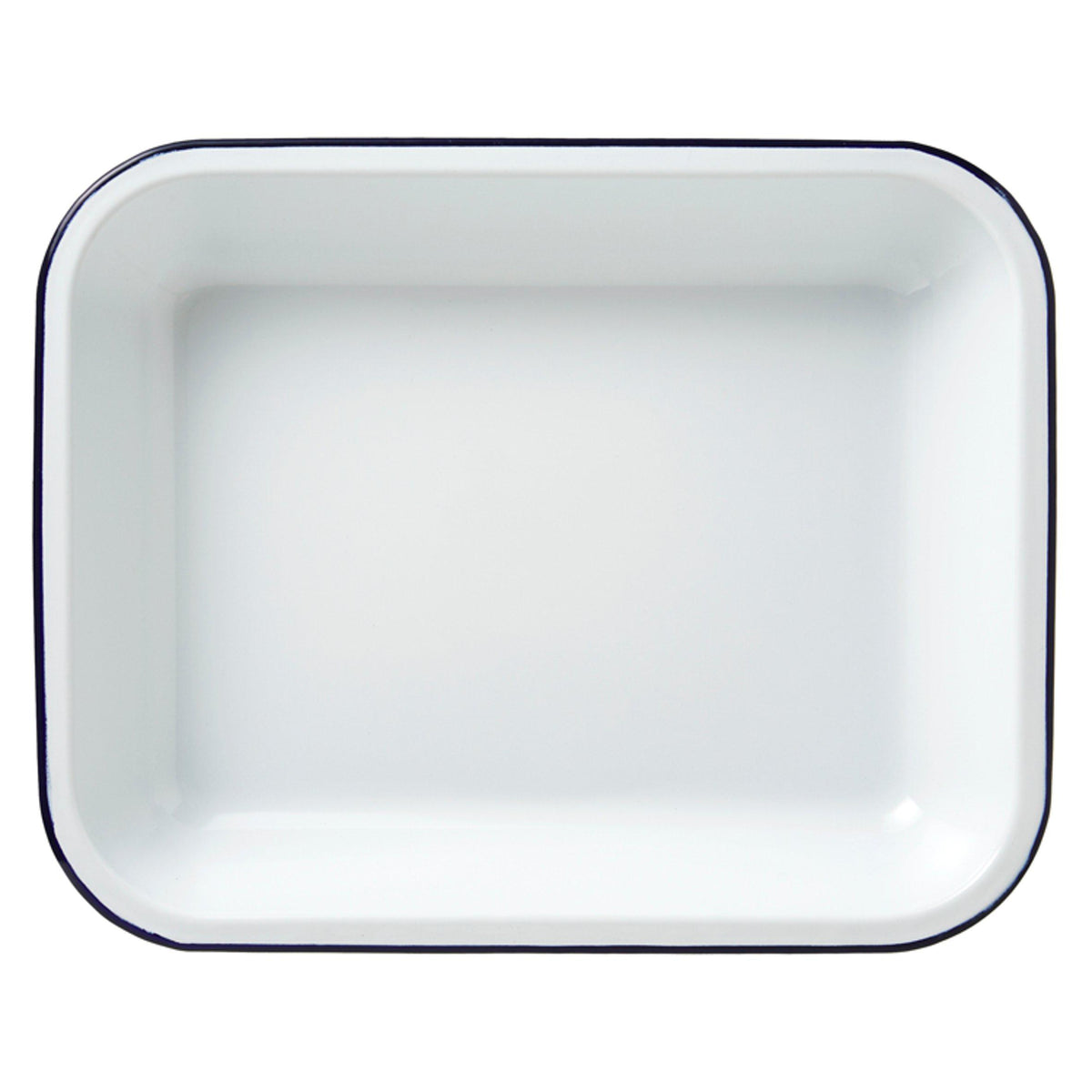 Falcon Rectangular Enamel Roaster 37cm Blue - British product