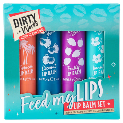 Sainsburys Dirty Works Lip Balm Set- Buy online at McGrocer