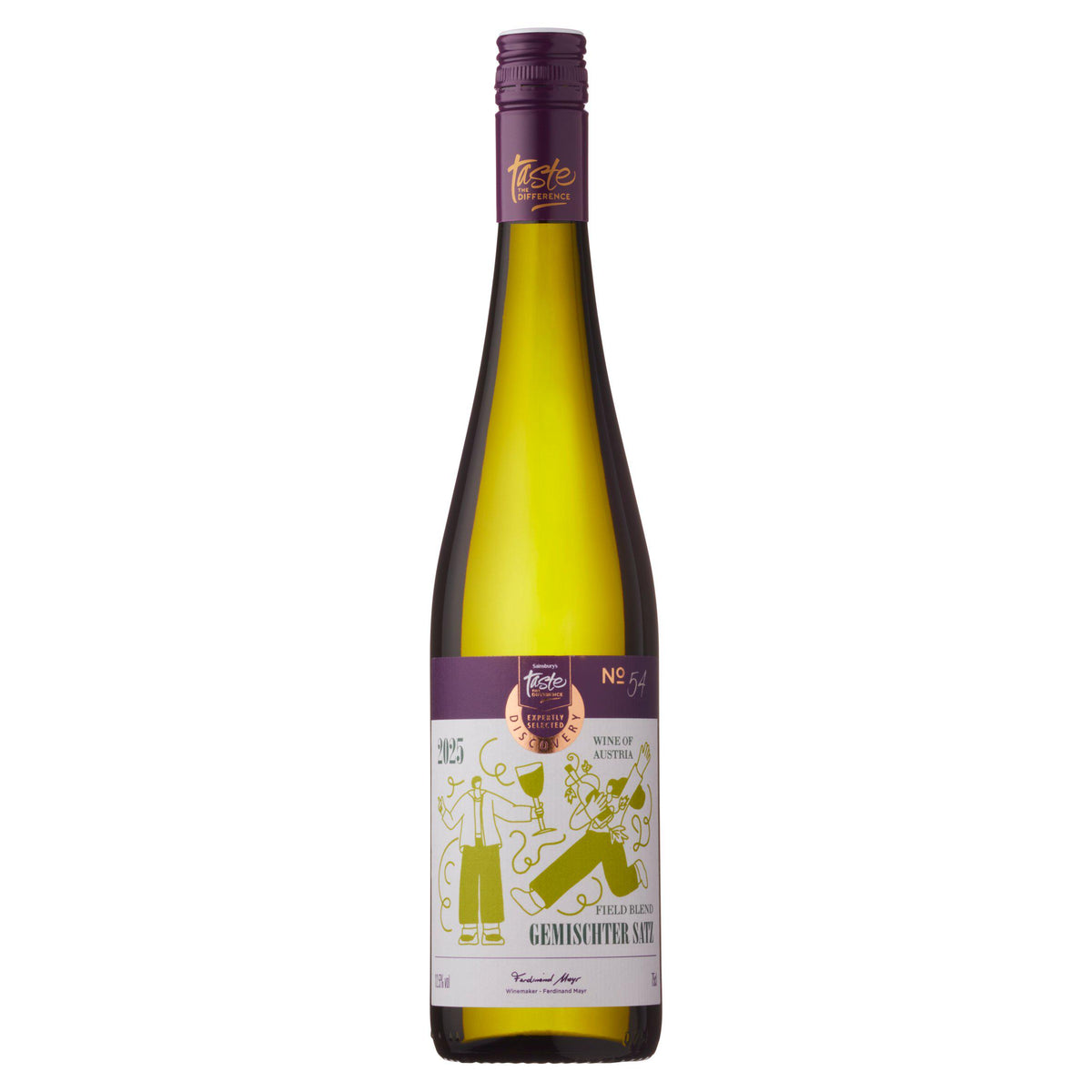 Sainsbury's Discovery Field Blend Gemischter Satz white wine 75cl (British brand)