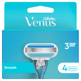 Venus Smooth razor blades 4 pack, UK version