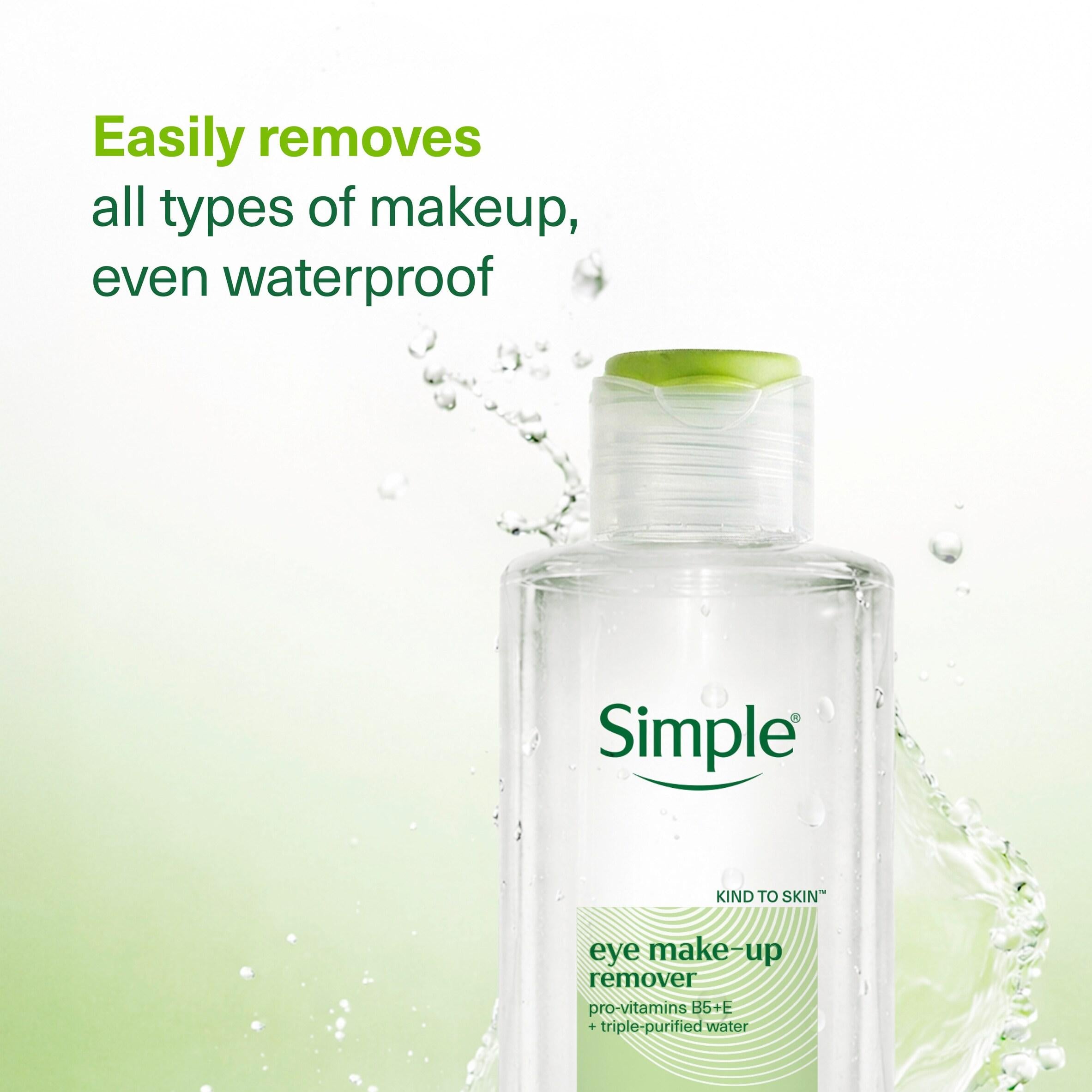 Simple eye makeup remover for sensitive skin 125ml, UK version