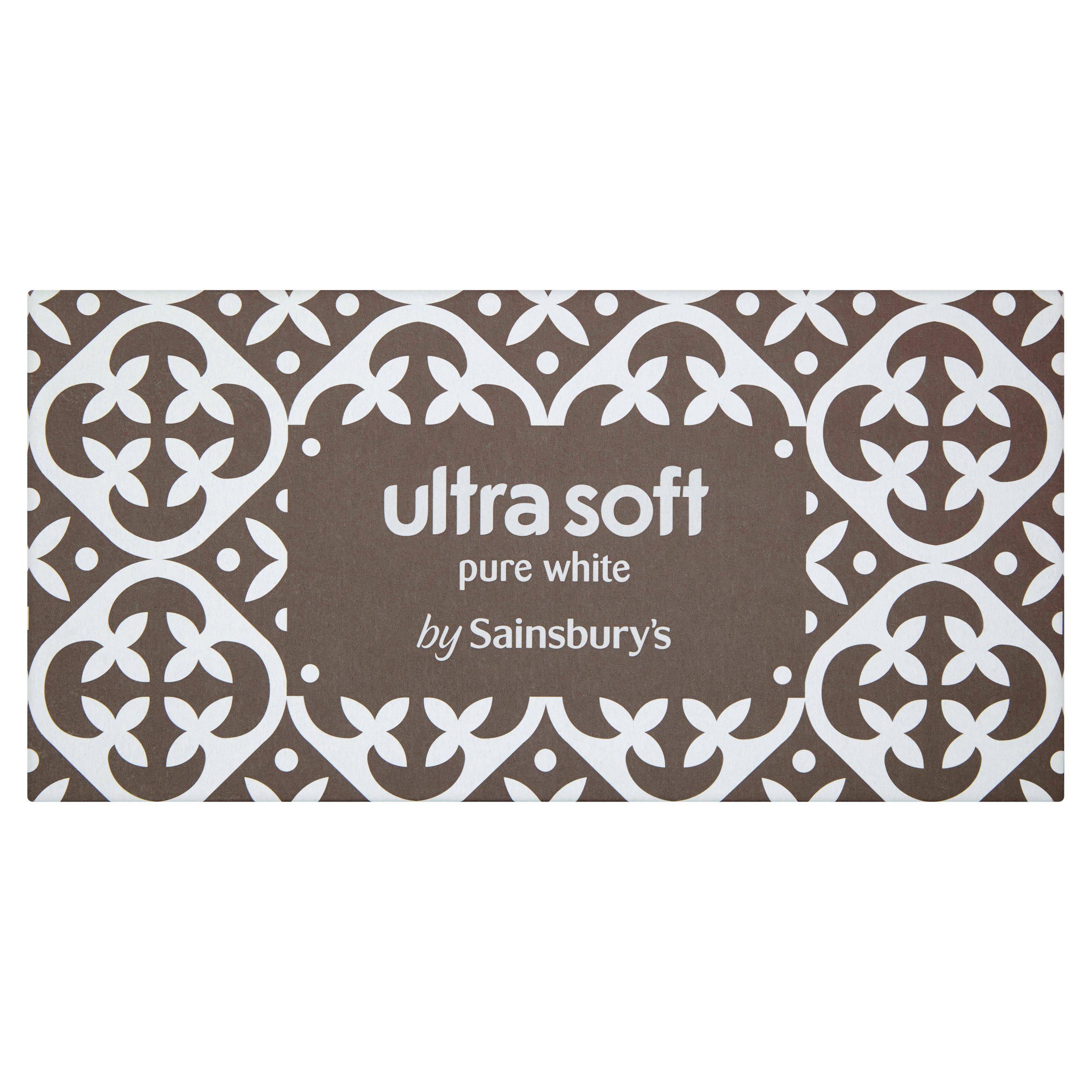 Sainsbury's Ultra Soft Pure White Tissues 72 sheets (British brand)